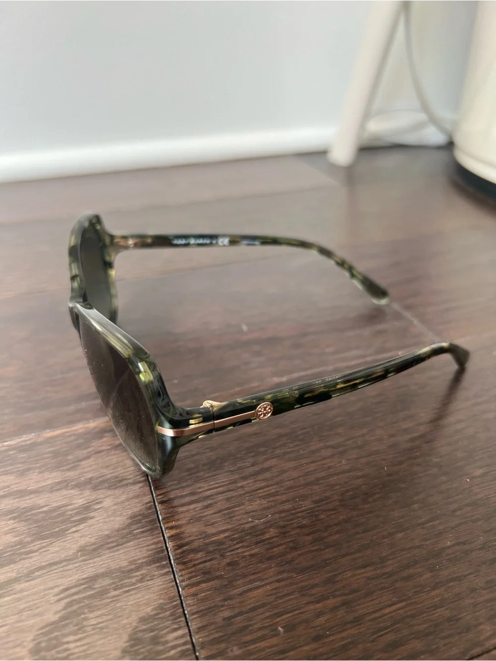 Tory Burch Olive Green Tortoiseshell Sunglasses